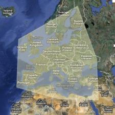 Obszar zamierzonej europejskiej elektroenergetycznej sieci przesyłowej